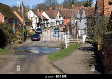 Kersey village Suffolk Angleterre Banque D'Images
