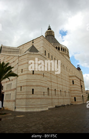 Basilique de l'annonciation plus grand moyen orient église catholique romaine construite 1966 Banque D'Images