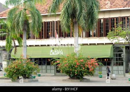 Cafe batavia fatahillah taman kota jakarta indonésie Banque D'Images