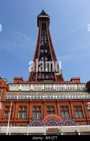 La tour de Blackpool et entrée au World Tour Banque D'Images