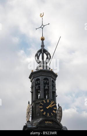 Détail de la tour Tour Menthe Amsterdam Banque D'Images