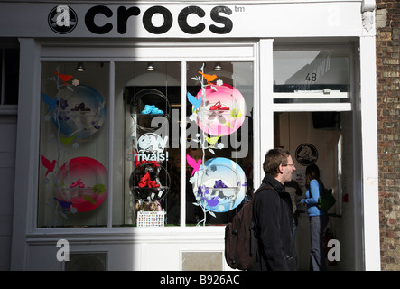 Magasin de chaussures Crocs, Covent Garden, Londres Banque D'Images