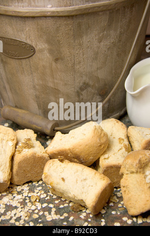 Afrique du Sud traditionnels biscuits pain connu localement comme des biscottes Studio shot Banque D'Images