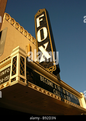 Marquee, Fox Theatre Tucson, Tucson, Arizona. Banque D'Images