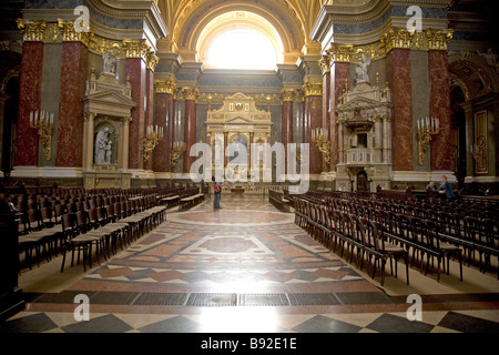 Intérieur de la Basilique de St Stephen à Budapest Szent Istvan Bazilika Banque D'Images