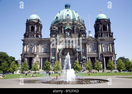 La Cathédrale de Berlin, Berliner Dom Berlin Allemagne Banque D'Images