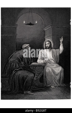 Le Christ Seigneur et Sauveur Jésus Christ Nicodème Banque D'Images