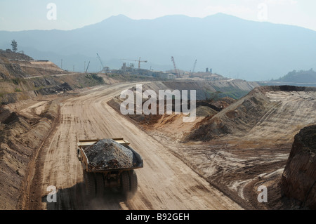 Phu Bia mining Mine de cuivre d'or Laos Banque D'Images