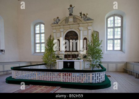 Église Rõuge, Tallinn, Estonie, Europe Comté Banque D'Images