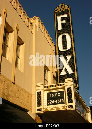 Marquee, Fox Theatre Tucson, Tucson, Arizona. Banque D'Images