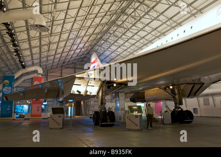 Concorde G-BOAE à Barbade Expérience Concorde, 'l'aéroport international Grantley Adams' Banque D'Images