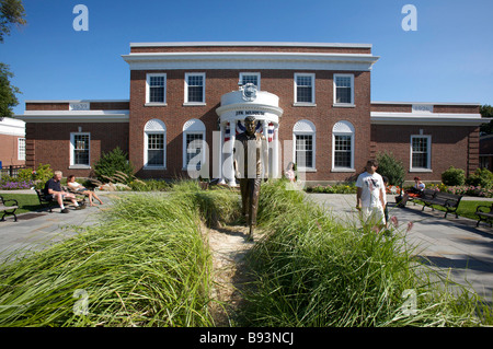 CAPE COD HYANNIS NOUS statue de John F Kennedy à l'affaire JFK Museum PHOTO GERRIT DE HEUS Banque D'Images