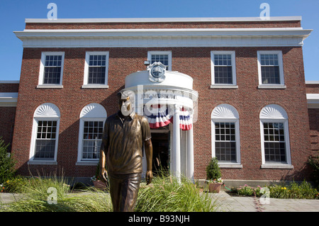 CAPE COD HYANNIS NOUS statue de John F Kennedy à l'affaire JFK Museum PHOTO GERRIT DE HEUS Banque D'Images