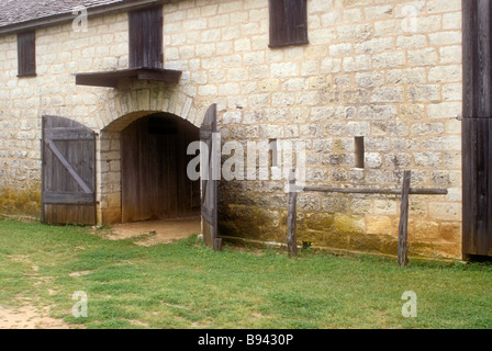 Grange à Lyndon B. Johnson National Historic Park Banque D'Images