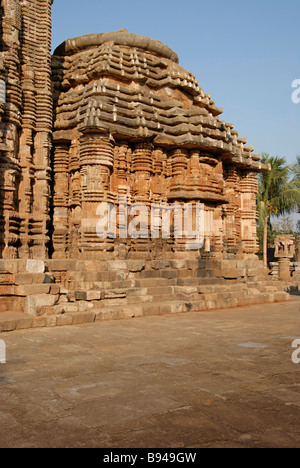 Mohini Temple, Bhubaneswar Orissa- General-View montrant Jagamohana. Banque D'Images