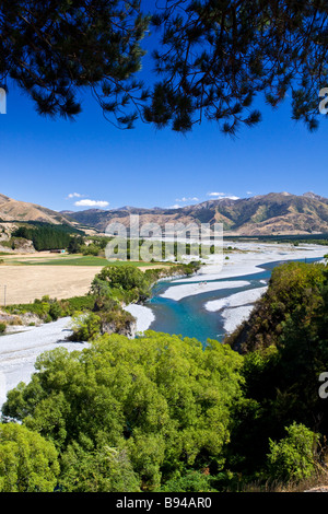 Waiau River près de Hanmer Springs ile sud Nouvelle Zelande Banque D'Images