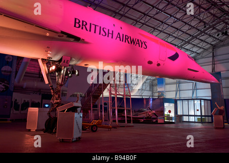 Concorde G-BOAE à Barbade Expérience Concorde, 'l'aéroport international Grantley Adams' Banque D'Images