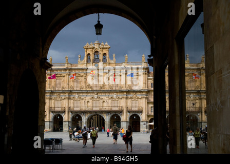 Europe Espagne Castille Salamanca plaza mayor Banque D'Images