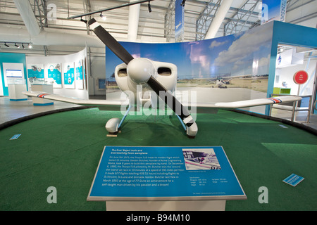 L'intérieur de la Barbade Expérience Concorde à l'aéroport international Grantley Adams Banque D'Images