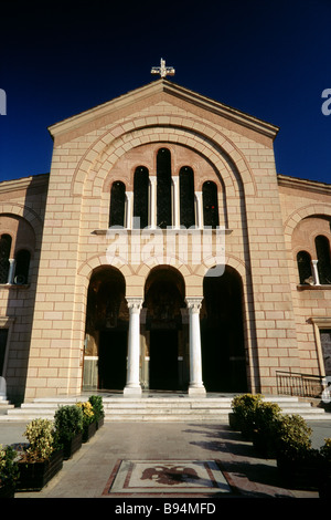 Entrée de l'église de Agios Dionysios dans la ville de Zakynthos Banque D'Images