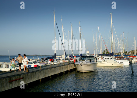 Boat Harbour dans Anne Debroise, Aland Banque D'Images