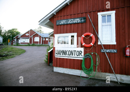 Boat Harbour Bureau à Anne Debroise, Aland Banque D'Images