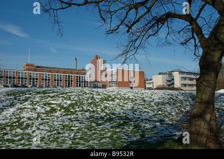 Wyggeston et La Reine Elizabeth I College, University Road, Leicester, East Midlands, Angleterre, RU Banque D'Images