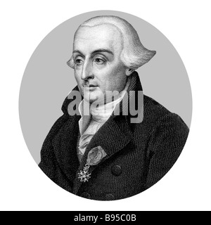 Joseph Louis Comte de Lagrange 1736 1813 mathématicien français né Italien Banque D'Images