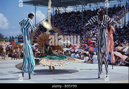 WEST INDIES Festivals Barbade Banque D'Images