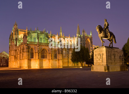 Le district de Ribatejo Portugal, Costa da Prata, Batalha Monastère de Santa Maria da Vitoria Banque D'Images