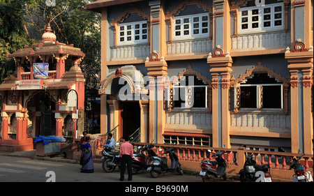 Inde Goa Panjim Panaji Mahalaxmi Temple Banque D'Images