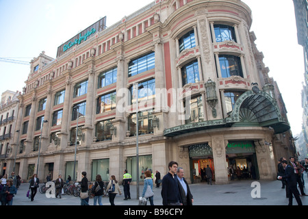 El Corte Ingles, grand magasin, Shopping, Barcelone Banque D'Images