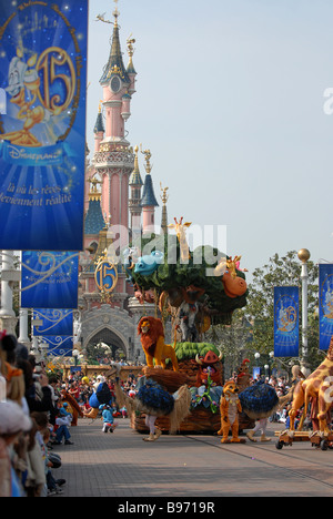 Disney parade à Disneyland, Paris Banque D'Images