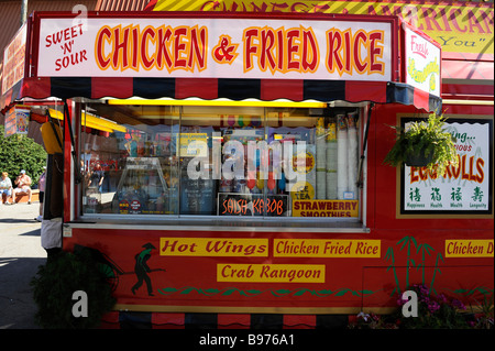 Food stand à Tampa Florida State Fairgrounds Banque D'Images