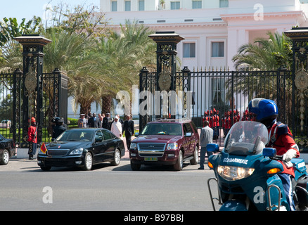 L'Afrique de l'Ouest Sénégal Dakar Preseidential Palace activité diplomatique Banque D'Images