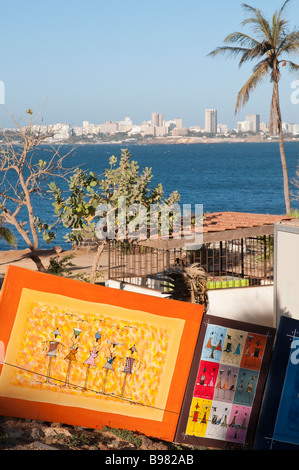 L'Afrique de l'Ouest Sénégal Dakar Ile de Gorée patrimoine mondial de l'UNESCO pour son histoire d'esclaves Banque D'Images