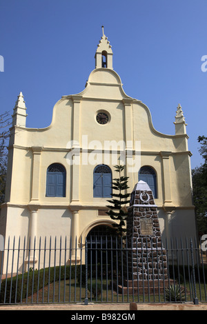 L'Inde Kerala Kochi fort Cochin St Francis Church Banque D'Images