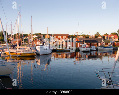 Ancien port de pêche dans les hangars Banque D'Images