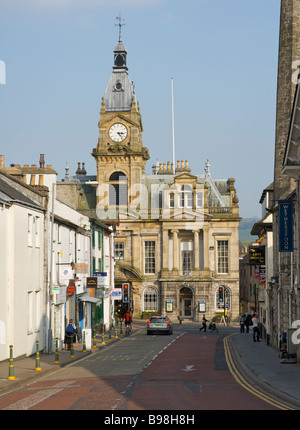 L'Hôtel de Ville, Highgate, Kendal, vu de Allhallows Lane, Cumbria, Angleterre, Royaume-Uni Banque D'Images