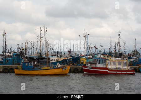 Bateaux du port Gdynia Pologne Banque D'Images