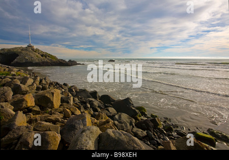 La plage de Sumner, Christchurch, Nouvelle-Zélande Banque D'Images