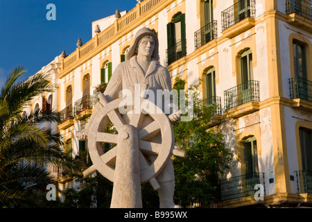 Monument de mer ou d'Eivissa Ibiza Ibiza Iles Baléares Espagne Banque D'Images