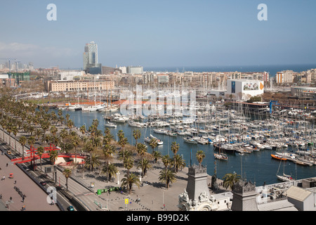 Port Vell, Barcelone, Espagne Banque D'Images