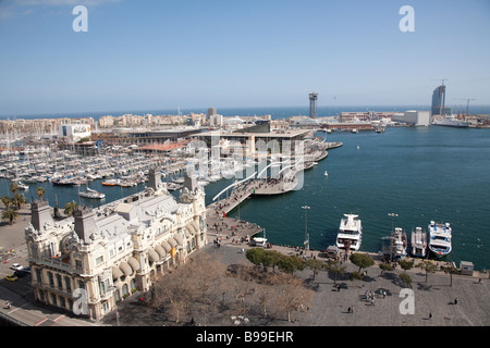 Port Vell, Barcelone, Espagne Banque D'Images