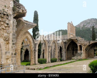 L'Abbaye de Bellapais, Kyrenia, Chypre du Nord Banque D'Images