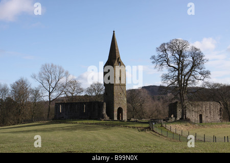 Abbaye de Restenneth près de Forfar Angus Scotland Mars 2009 Banque D'Images