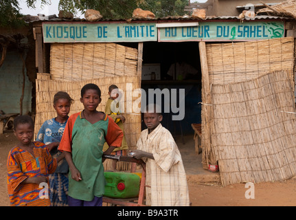 L'Afrique de l'Ouest Sahel Burkina Fasso Gorom Gorom l'un des plus grands marché hebdomadaire au Sahel Banque D'Images