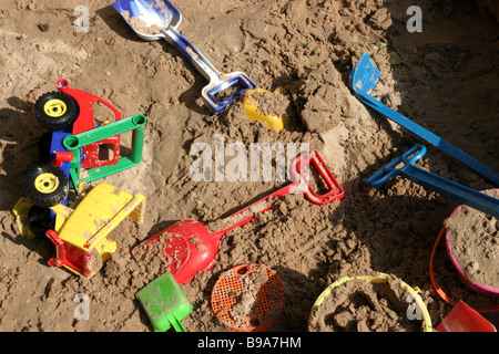 Bac à sable pour enfants Banque D'Images