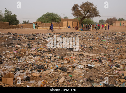 L'Afrique de l'Ouest Sahel Burkina Fasso Gorom Gorom l'un des plus grands marché hebdomadaire au Sahel Banque D'Images