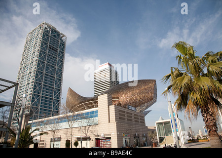 , Barceloneta Poble Nou, Barcelone Vila Olimpica Banque D'Images